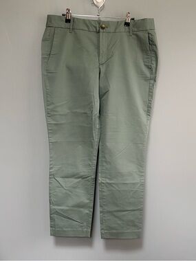J. Crew Women’s Sage Green Stretch Chino Pants Size 12